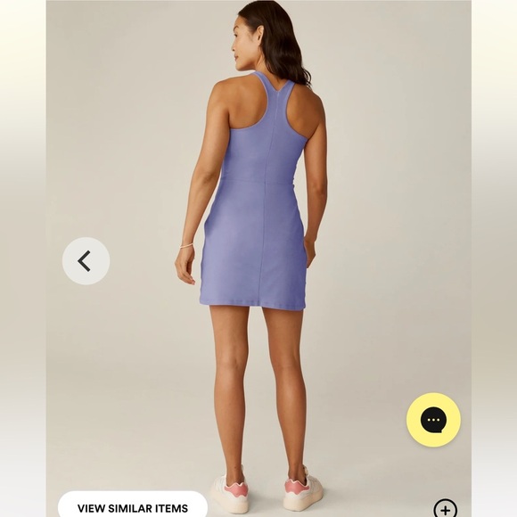 NWT Beyond Yoga Spacedye Refocus Dress Periwinkle Cloud Heather Size Medium - Picture 3 of 4